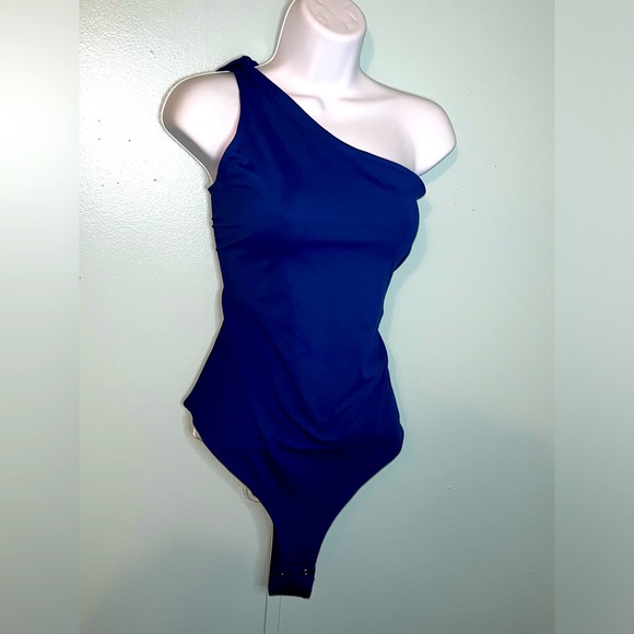 Adreamly Bodysuit One Shoulder Blue Size‎ XXL - Picture 1 of 7